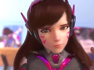 Overwatch D.Va Fan Service  sound Version  teens